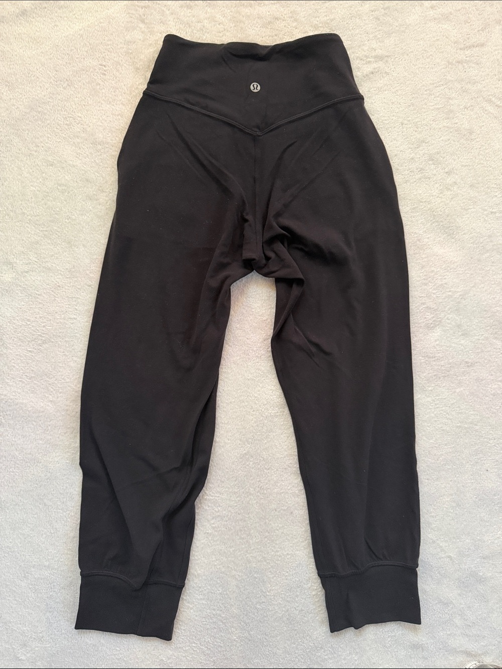 lululemon athletica women’s Black Jogger Pants with High Waist